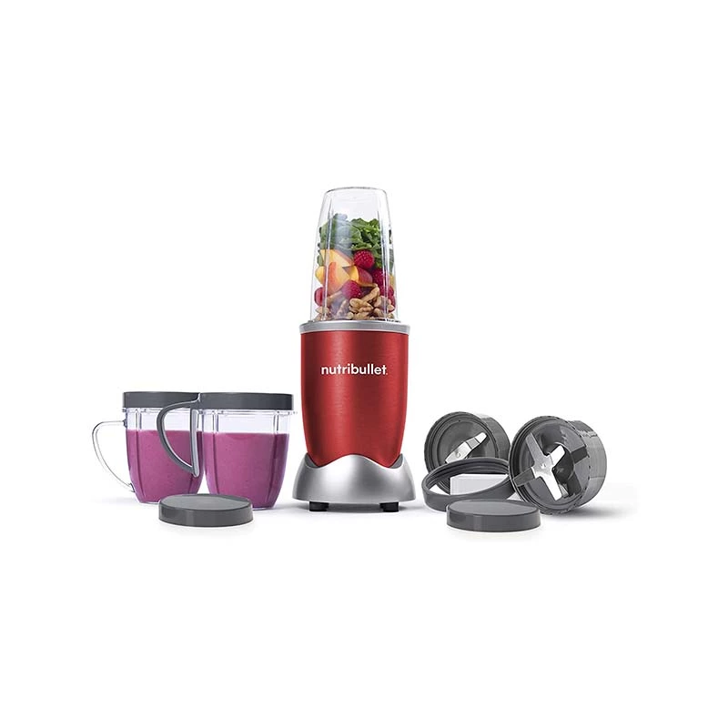 Nutribullet Electric Blender, 12 Pieces, 600 Watts, Red-featuredImage