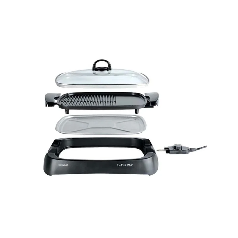Kenwood Electric Healthy Grill, With Cover, 1600 Watts, BlackOWHG230009-200