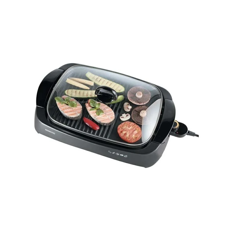 Kenwood Electric Healthy Grill, With Cover, 1600 Watts, BlackOWHG230009-201